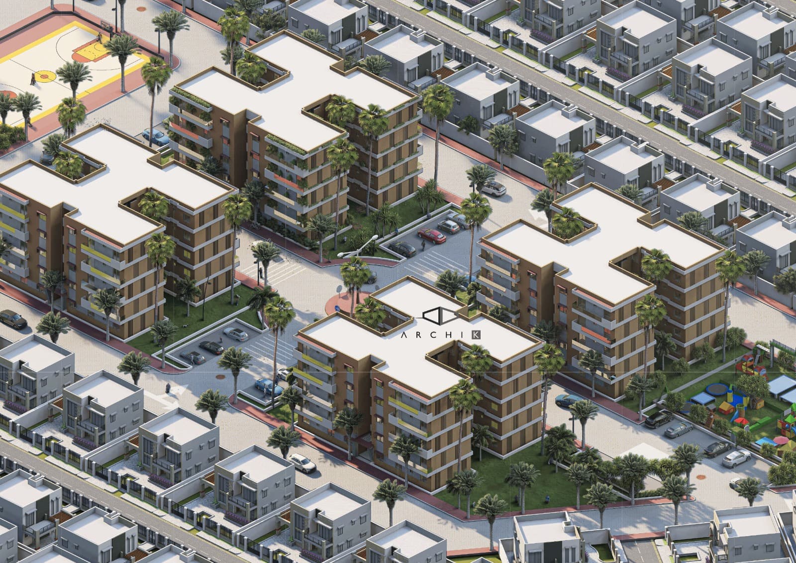 Cité Douane — Plan masse Colobane