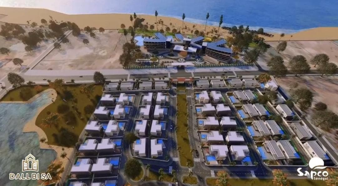 Palmera Resort — Plan masse & Villas, vue océan