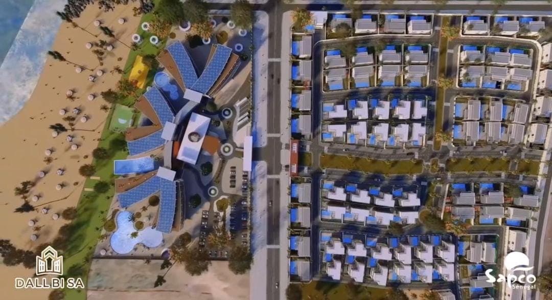 Palmera Resort — Vue d'ensemble côté mer